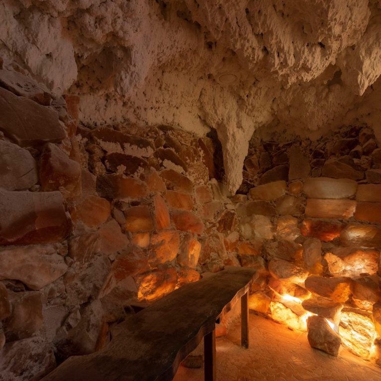 Blick in die SoleOase Soleraum mal ohne Nebel